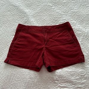 NY&Co red Hampton shorts size 0